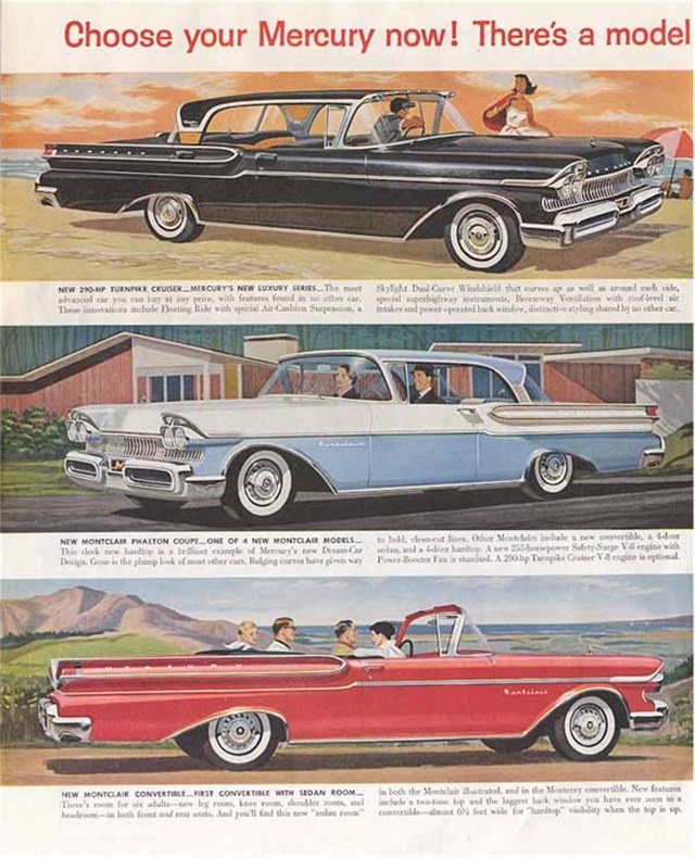 Mercury Varios 1957 #436 publicidad impresa