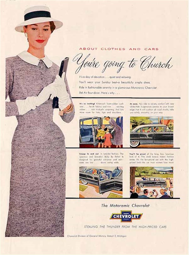 Chevrolet Bel Air 1955 #140 publicidad impresa