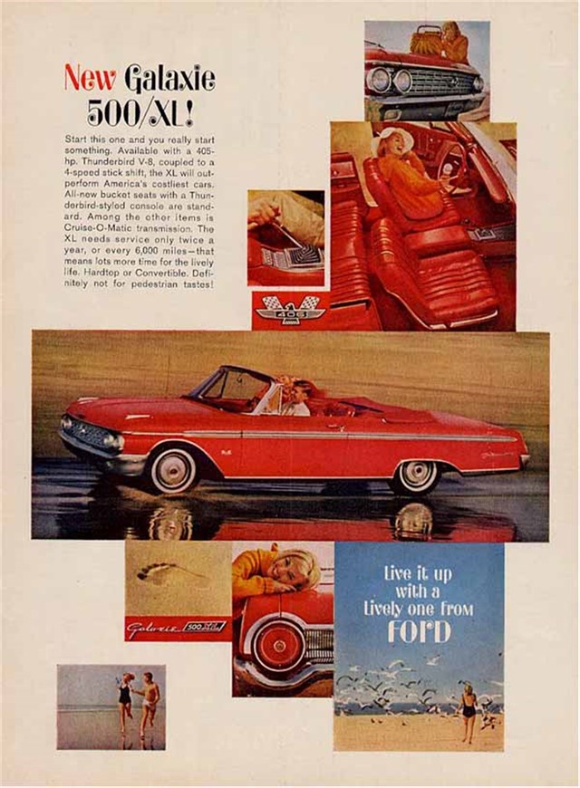 Ford Galaxie 1962 #238 publicidad impresa