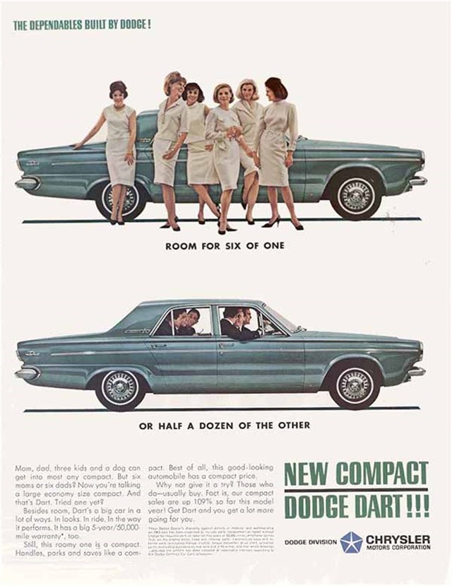 Dodge Dart 1963 #650 publicidad impresa