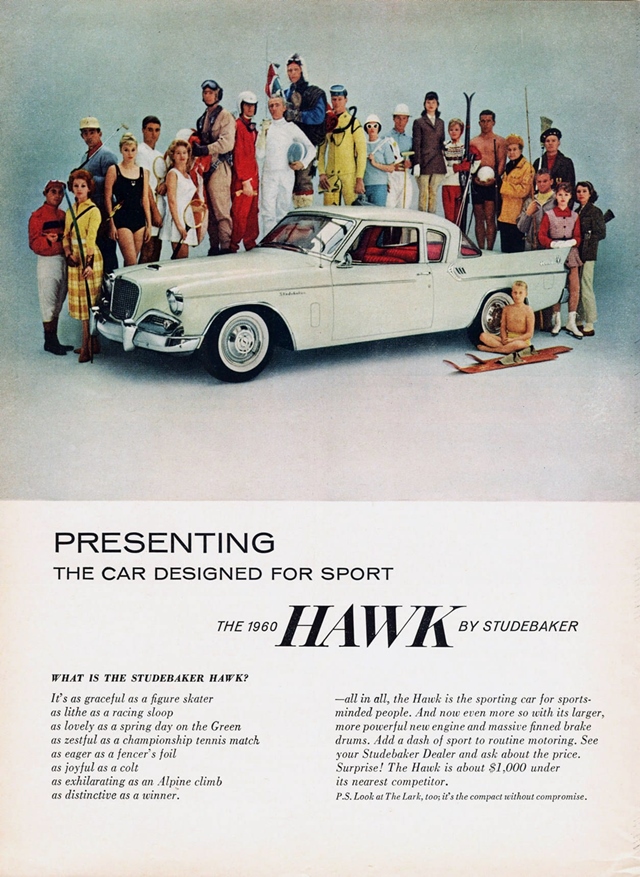 Advertising of Studebaker Hawk 1960 #1156