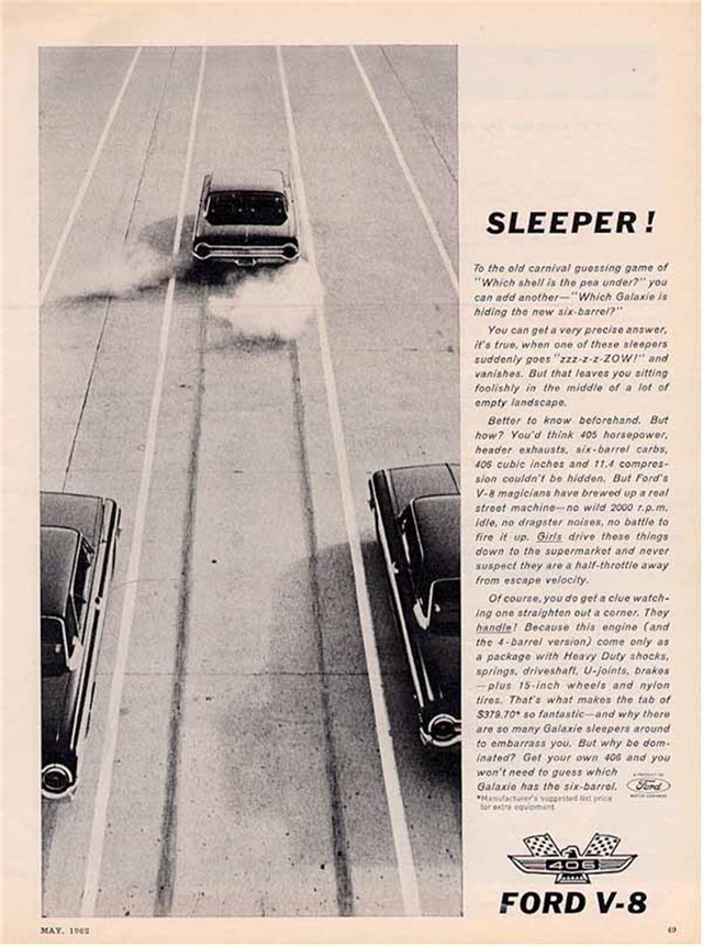 Ford Galaxie 1962 #239 publicidad impresa