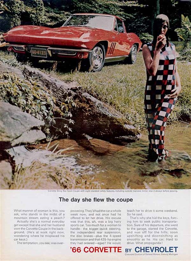 Chevrolet Corvette 1966 #751 publicidad impresa