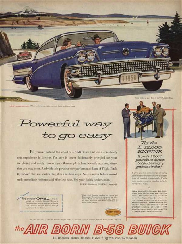 Buick Varios 1958 #66 publicidad impresa
