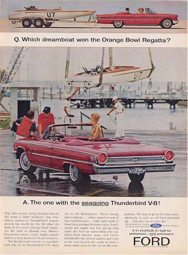 Ford Galaxie 1963 #240 publicidad impresa