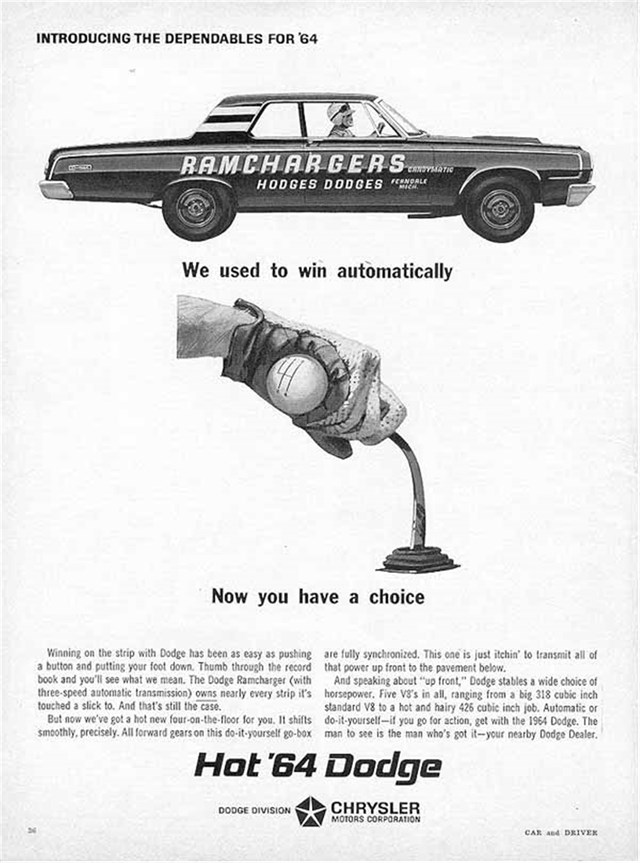 Dodge Dart 1964 #652 publicidad impresa