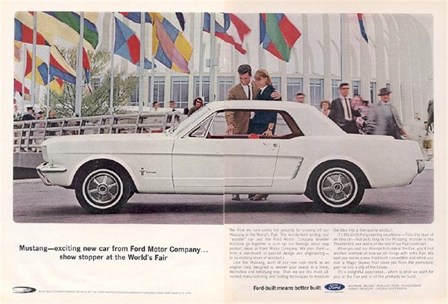 Ford Mustang 1964 #1051 publicidad impresa