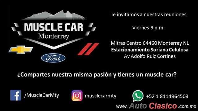 1983 AUTO CLUB DODGE FORD CHEVROLET - Día Nacional del Auto Antiguo Monterrey 2019