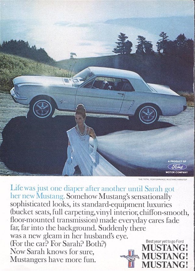 Ford Mustang 1965 #1054 publicidad impresa