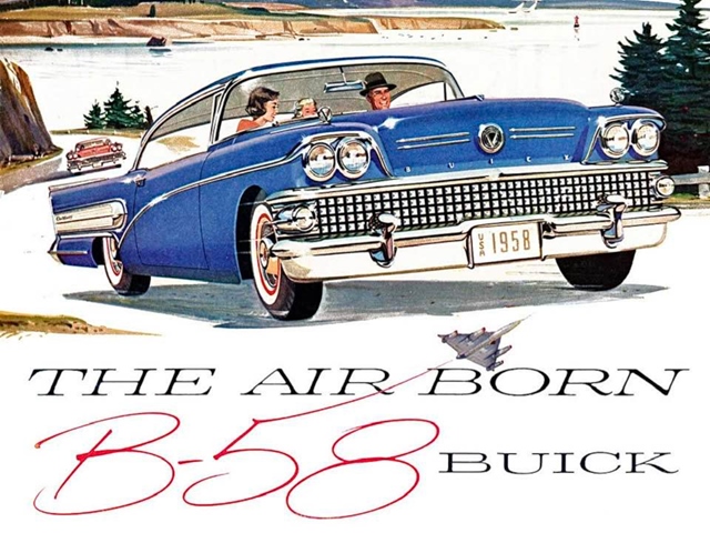 Advertising of Buick Air Born 1958 #1199