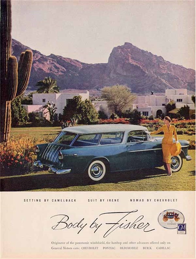 Chevrolet Nomad 1955 #147 publicidad impresa