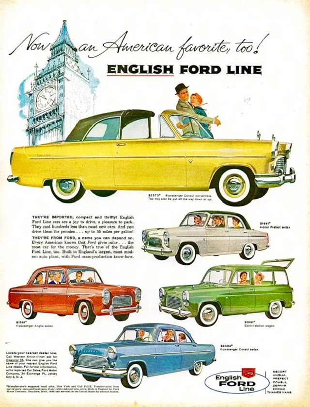 Advertising of Ford Prefect 1959 #1244