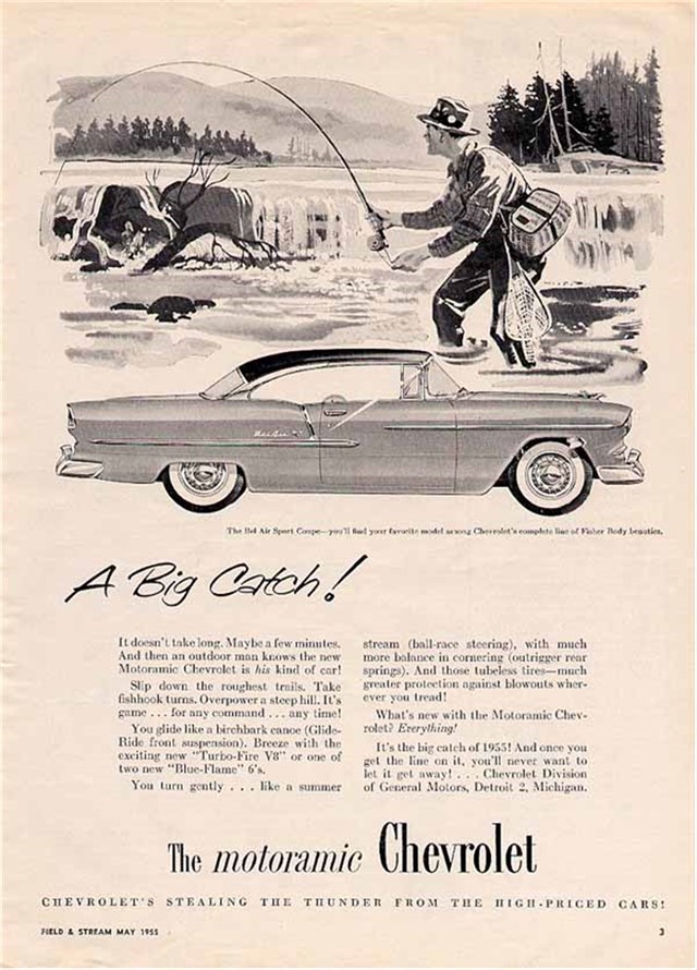 Chevrolet Bel Air 1955 #148 publicidad impresa