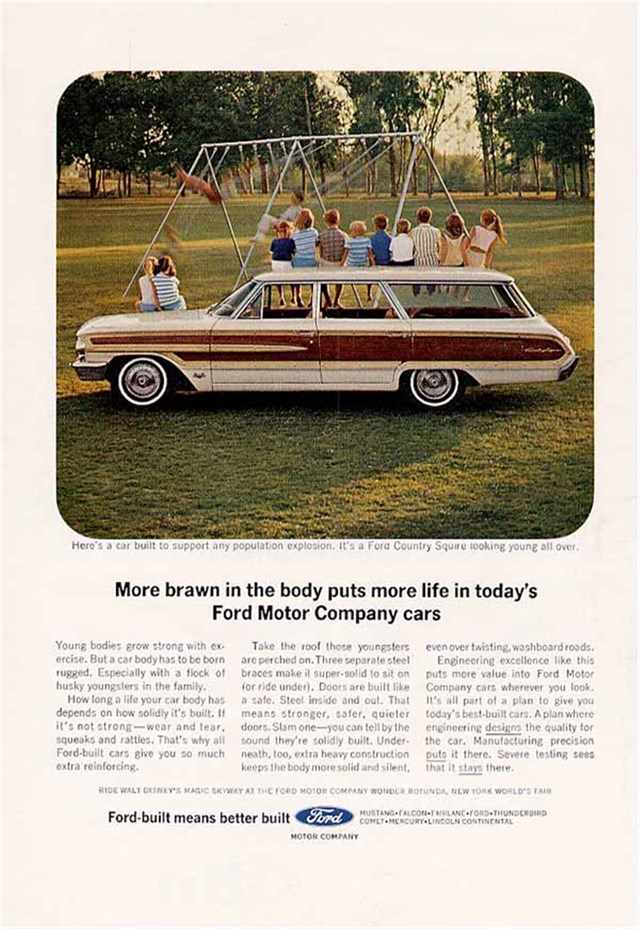 Ford Vagoneta 1964 #245 publicidad impresa