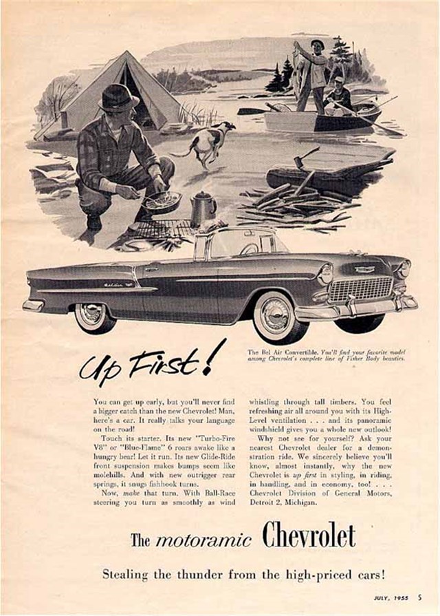 Chevrolet Bel Air 1955 #149 publicidad impresa