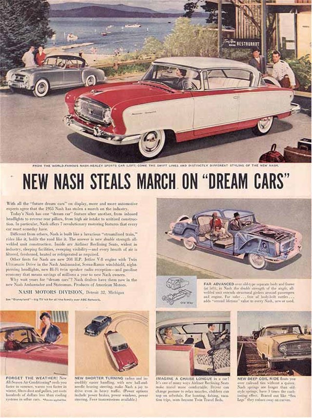 Nash Ambassador 1955 #446 publicidad impresa