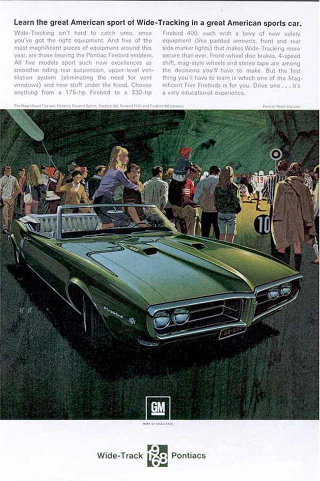 Pontiac Firebird 1968 #858 publicidad impresa