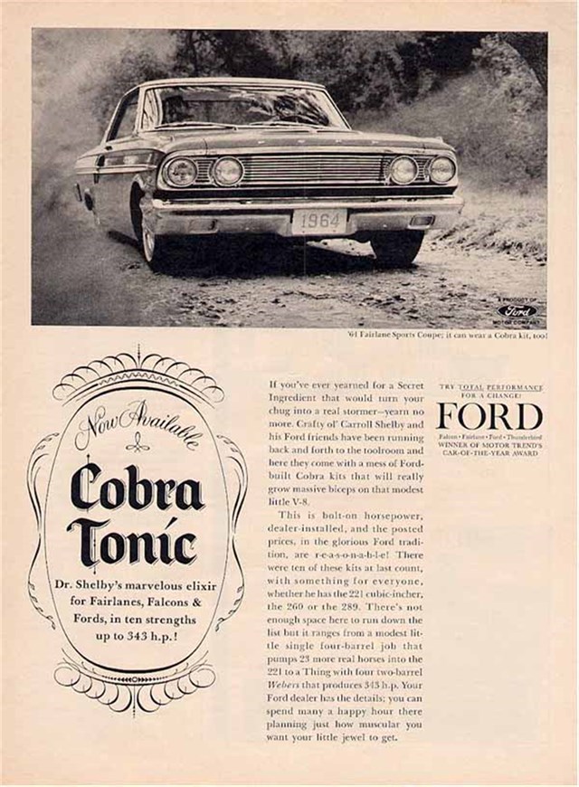 Ford Fairlane 1964 #247 publicidad impresa