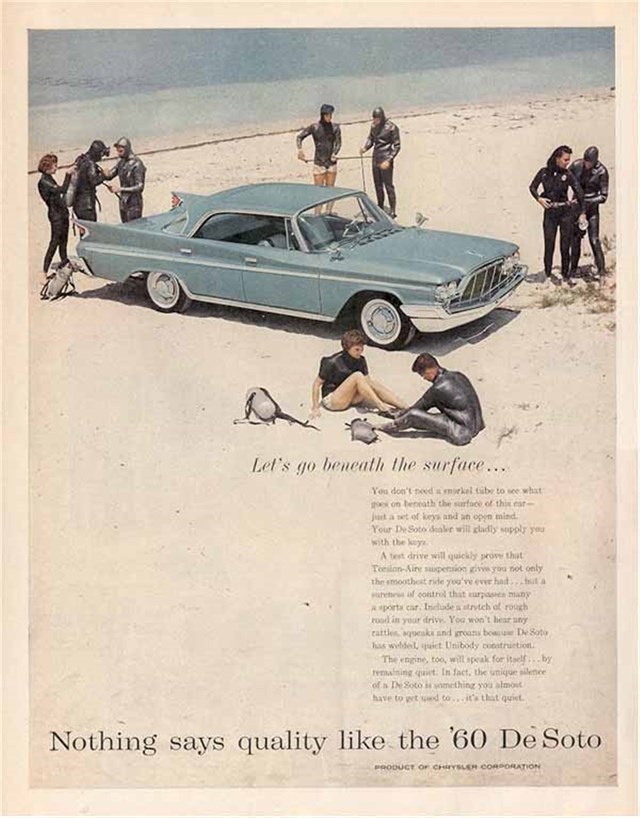 DeSoto Fireflite 1960 #559 publicidad impresa
