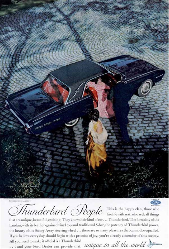 Advertising of Ford Thunderbird 1962 #659