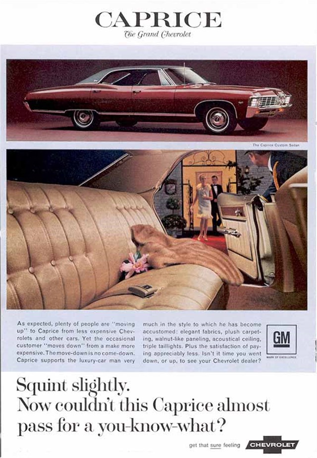 Chevrolet Caprice 1967 #759 publicidad impresa