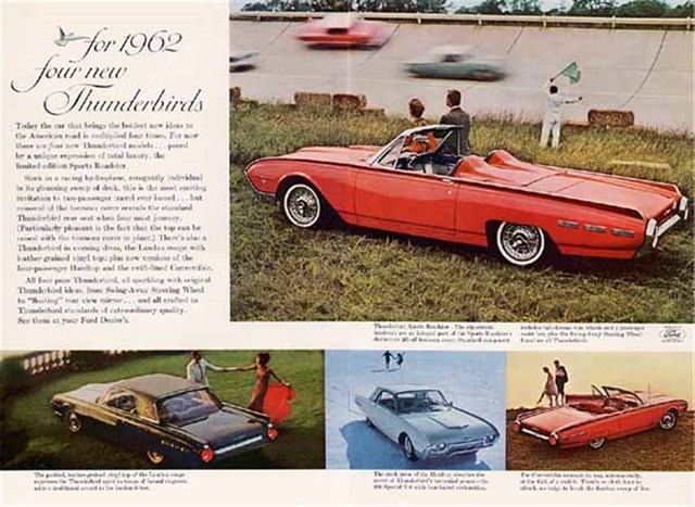 Ford Thunderbird 1962 #960 publicidad impresa