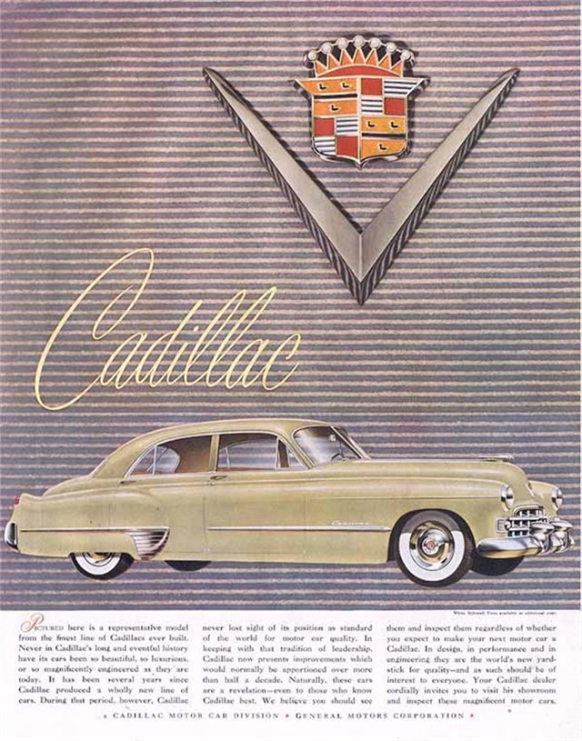 Cadillac Serie 61 1949 #152 publicidad impresa