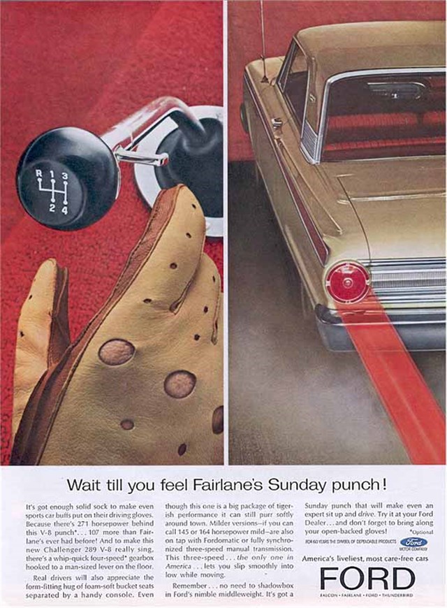 Advertising of Ford Fairlane 1963 #661