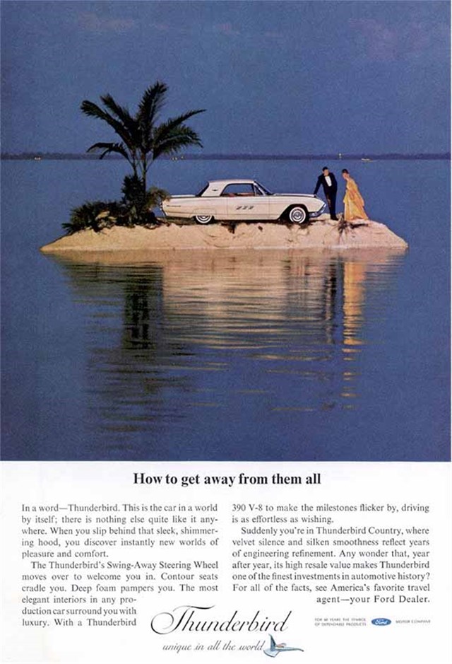 Ford Thunderbird 1963 #662 publicidad impresa