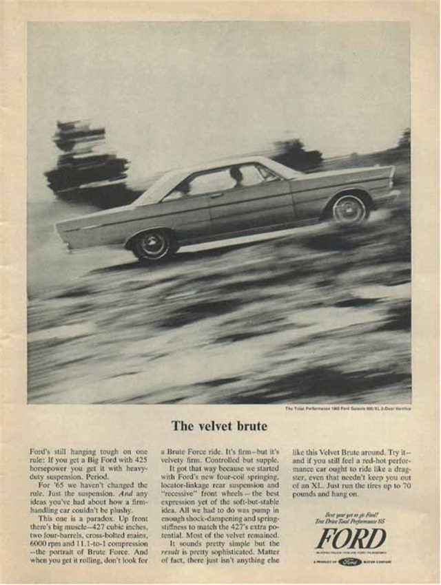 Ford Galaxie 1965 #251 publicidad impresa