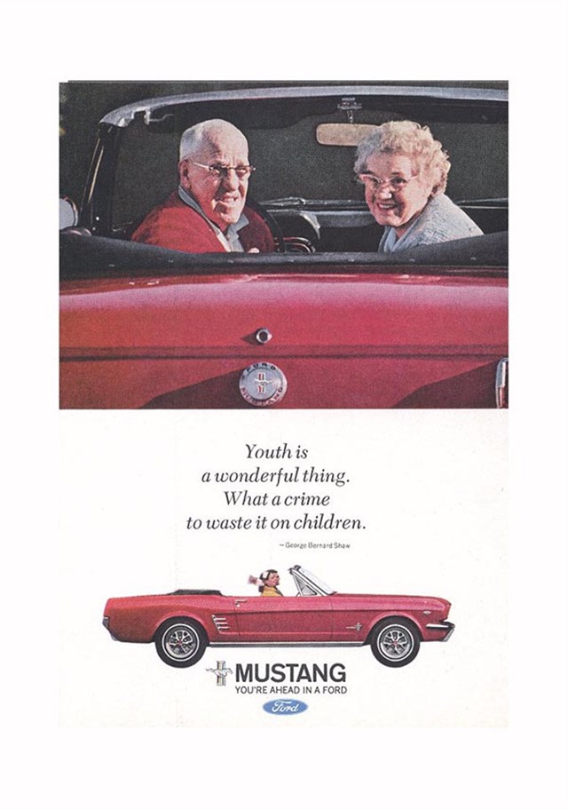 Ford Mustang 1966 #1061 publicidad impresa
