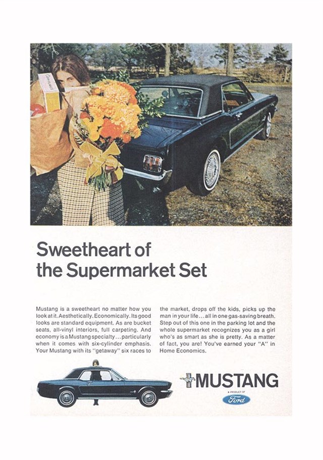 Ford Mustang 1966 #1062 publicidad impresa