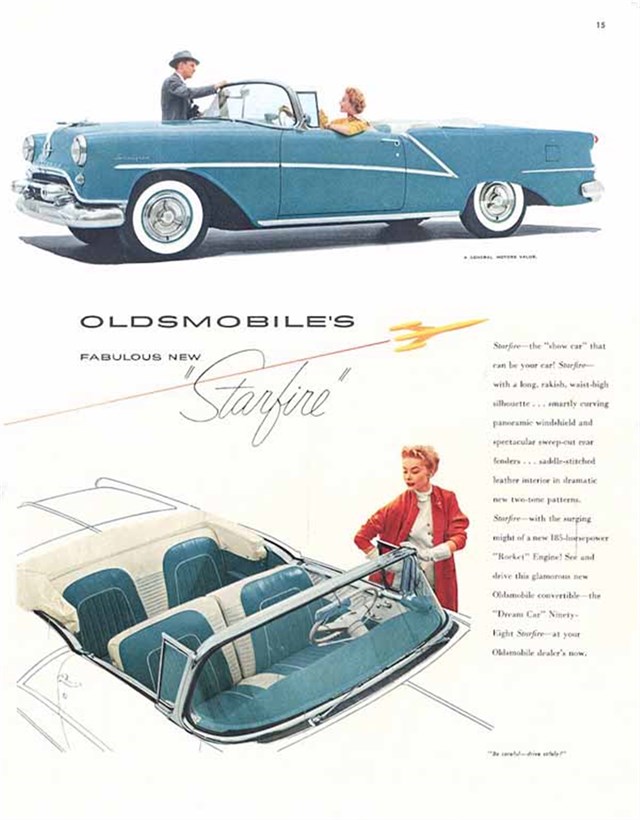 Oldsmobile Super 88 1954 #454 publicidad impresa