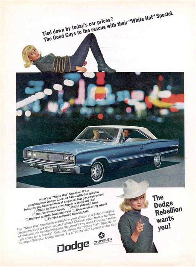 Dodge Coronet 1967 #766 publicidad impresa