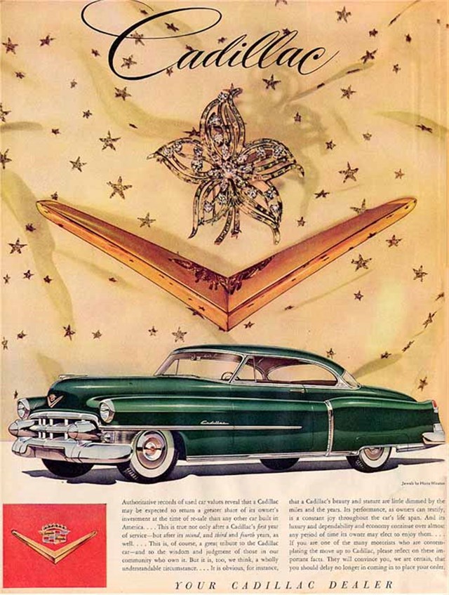 Cadillac Serie 62 1953 #159 publicidad impresa