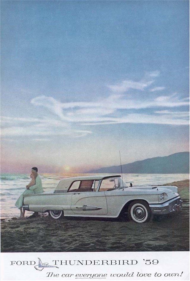 Ford Thunderbird 1959 #83 publicidad impresa