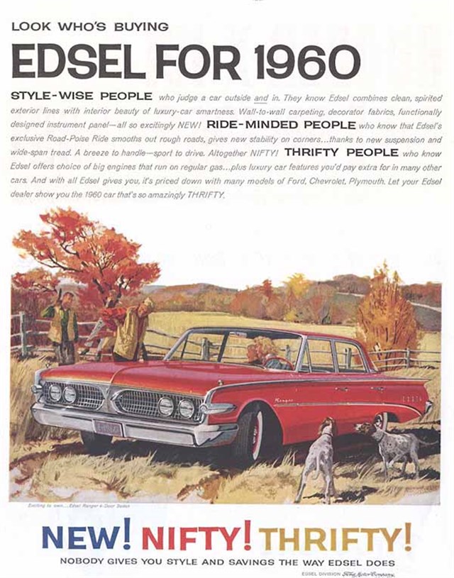 Ford Edsel 1960 #569 publicidad impresa