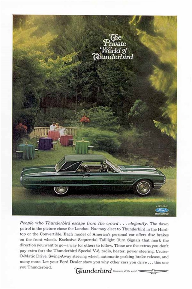 Ford Thunderbird 1964 #669 publicidad impresa