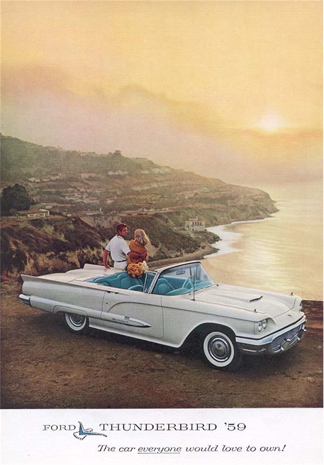 Ford Thunderbird 1959 #84 publicidad impresa