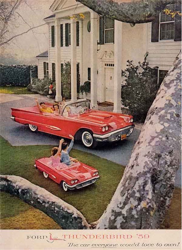 Ford Thunderbird 1959 #85 publicidad impresa