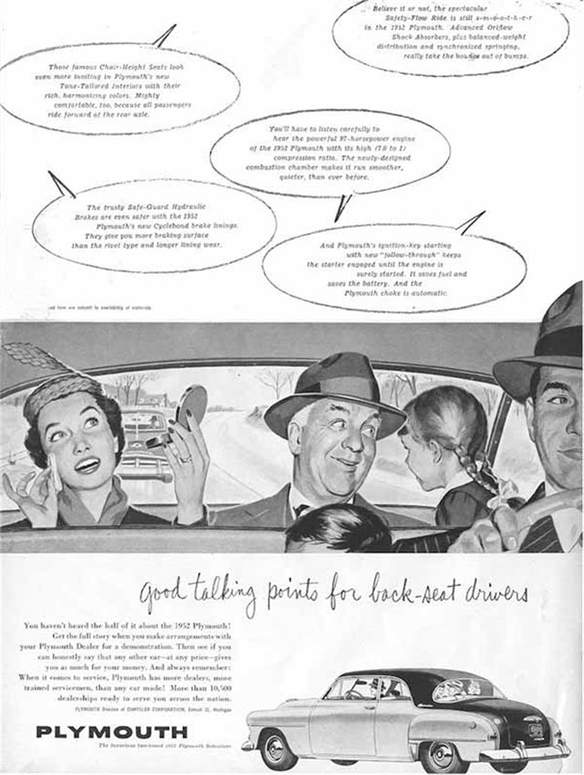 Advertising of Plymouth Varios 1953 #359