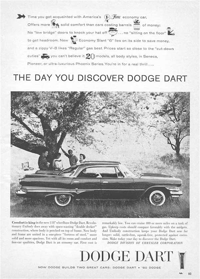 Dodge Dart 1960 #571 publicidad impresa