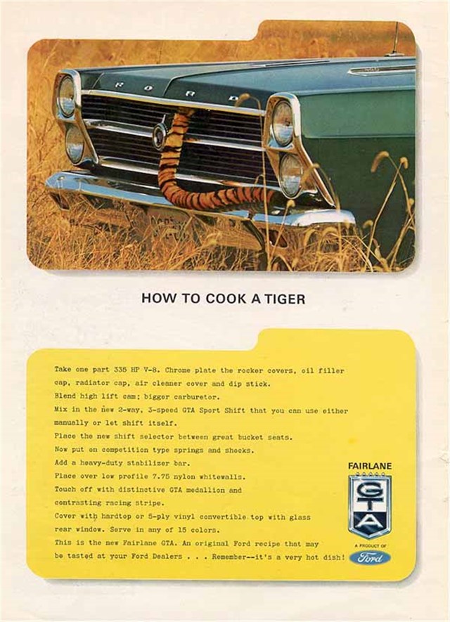 Ford Fairlane 1966 #771 publicidad impresa
