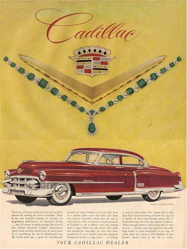 Advertising of Cadillac Serie 60 Special 1953 #163