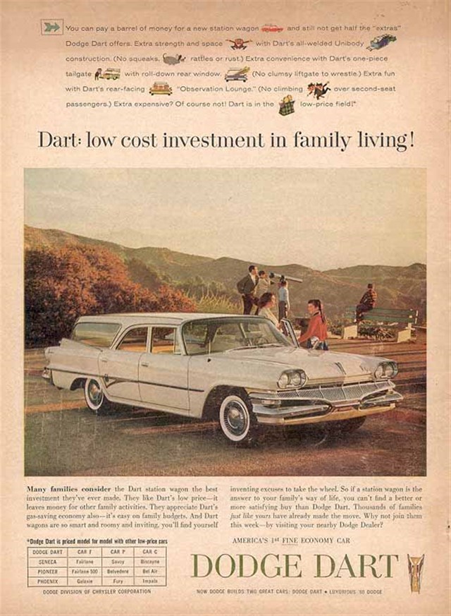 Dodge Dart 1960 #572 publicidad impresa