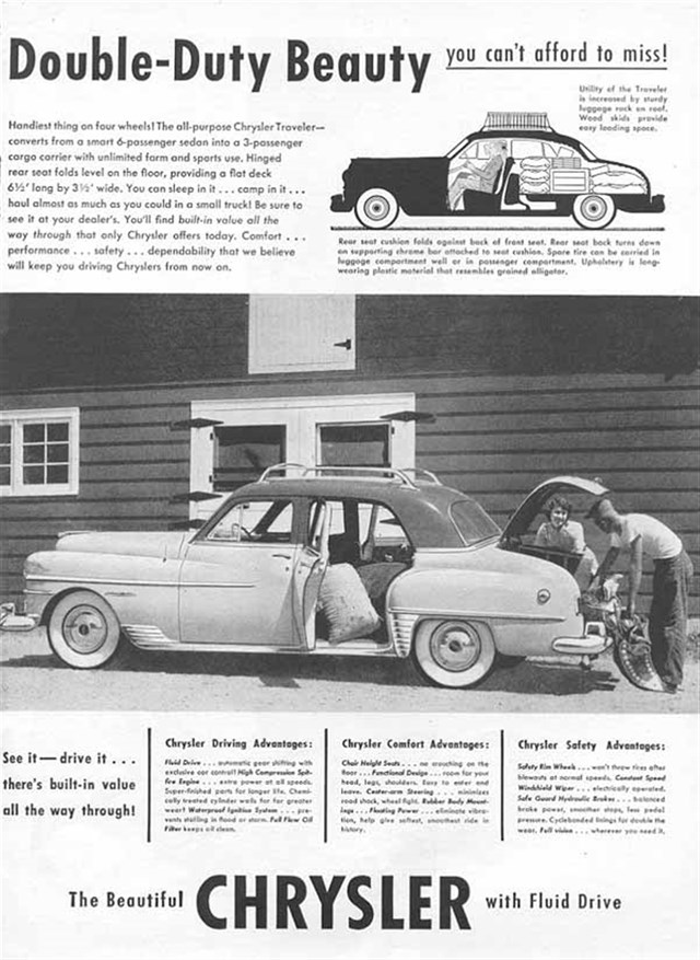 Chrysler Windsor 1950 #261 publicidad impresa