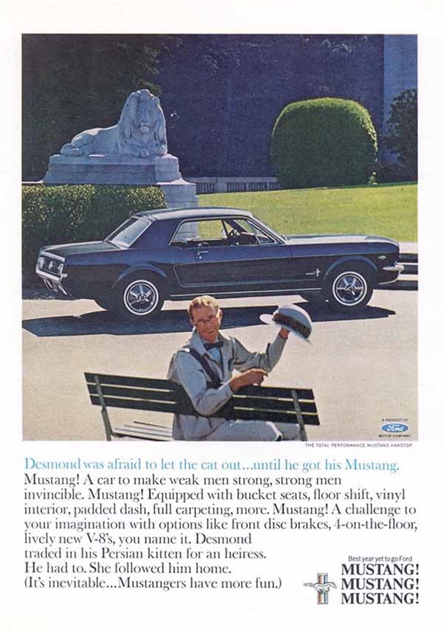 Ford Mustang 1965 #673 publicidad impresa