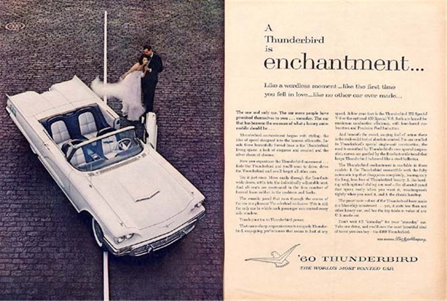 Ford Thunderbird 1960 #88 publicidad impresa