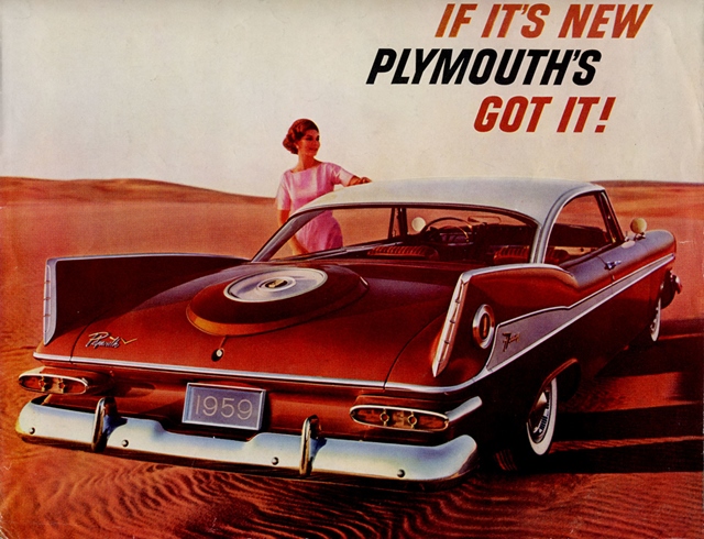 Advertising of Plymouth Fury 1959 #1160