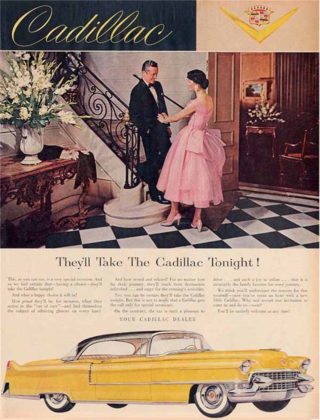 Advertising of Cadillac Serie 62 1955 #170